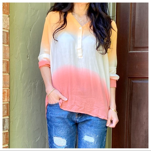OMBRÉ TIE DYE CHIC TUNIC TOP - Picture 3 of 11
